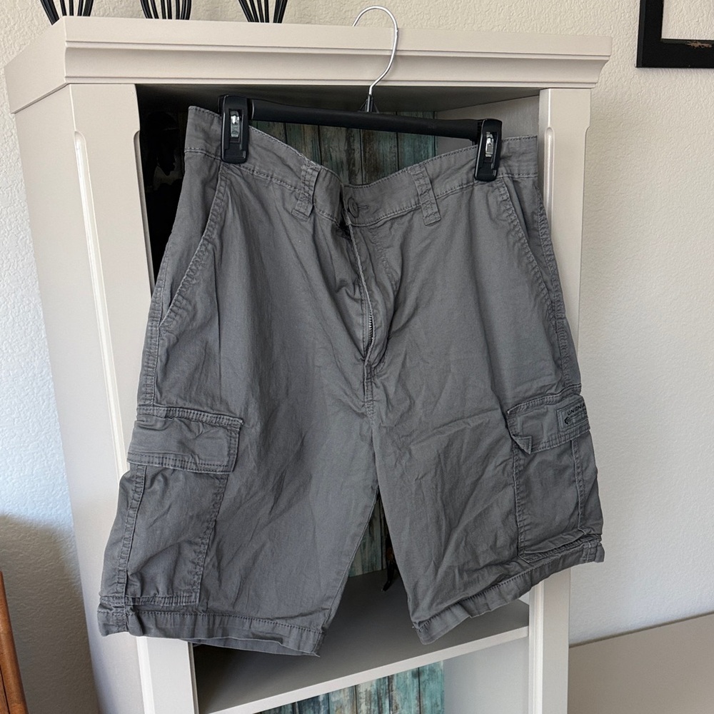UNIONBAY Men's Charcoal Cargo Shorts